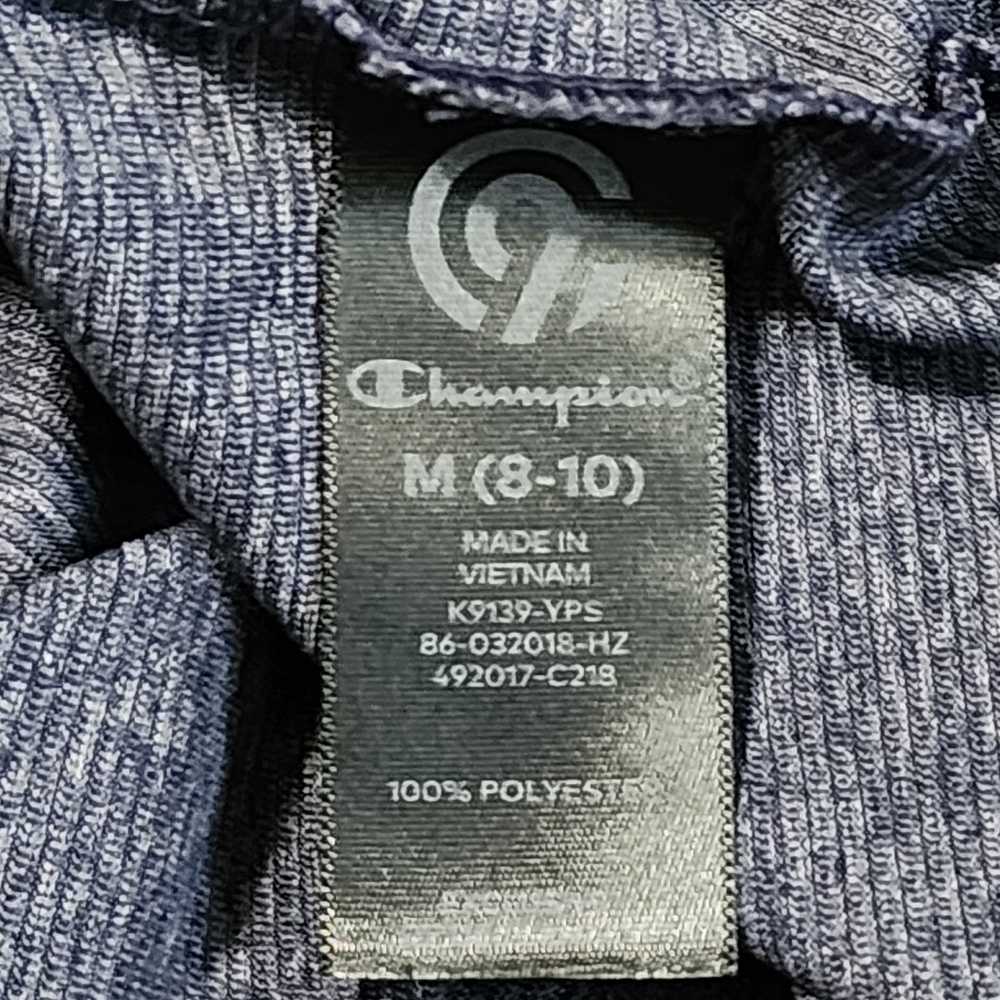 Champion Boys Blue Polo Shirt Size M 8-10 - Picture 11 of 11